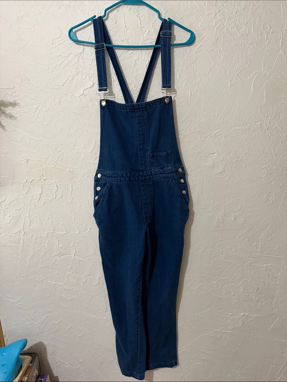 Guess Women's Dark Blue Denim Overalls
